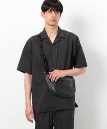 サフィアーノ 型押し ワンショルダーバッグ