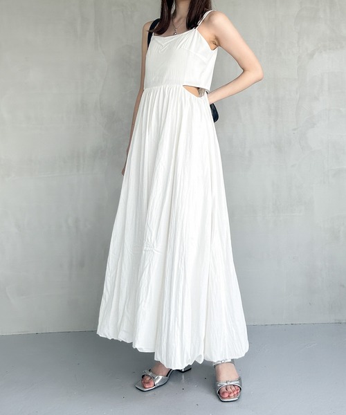 Heather（ヘザー）の「カットアウトバルーンキャミワンピース