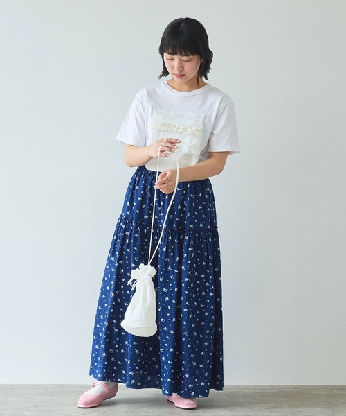 bulle de savon（ビュルデサボン）の「○indigo flower 抜染