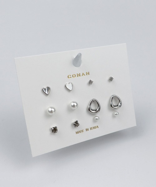 モモンガ/新品未使用！Lemmeピアス セール】デイリー マルチピアス 6セット（ピアス（両耳用
