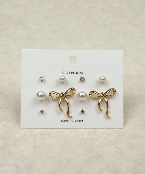 CEMONEMO（セモネモ）の「デイリー マルチピアス 6セット（ピアス（両耳用）・レディース・その他4/その他3/その他2/その他1/その他6/その他7/その他5/その他8・FREE）」の5枚目の写真