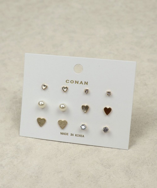 CEMONEMO（セモネモ）の「デイリー マルチピアス 6セット（ピアス（両耳用）・レディース・その他4/その他3/その他2/その他1/その他6/その他7/その他5/その他8・FREE）」の7枚目の写真