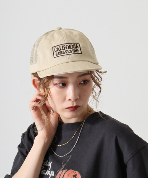 beautiful キャップ バザール 帽子 キャップ レディース Gold Stud Over Fit Ball