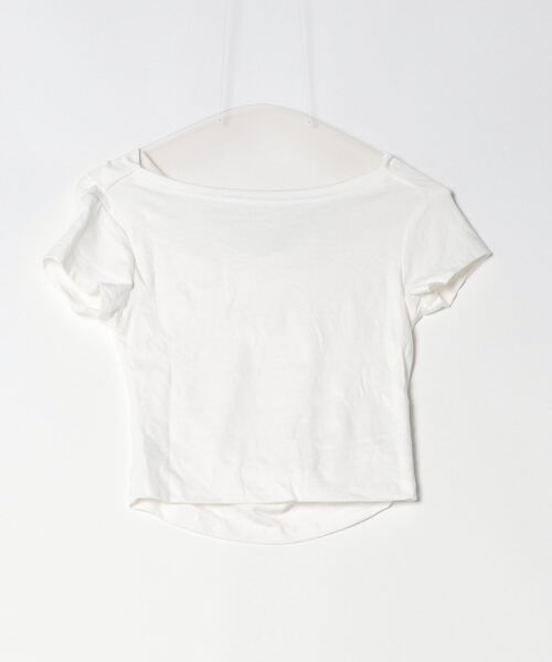 leune(ルネ)の「2WAYオフショルトップス(Tシャツ/カットソー・レディース・ピンク/ホワイト/ブラック・FREE)」の19枚目の写真