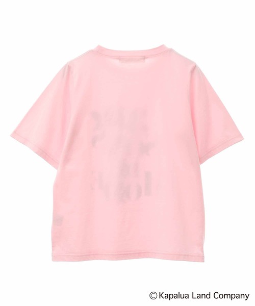 31 Sons de mode(トランテアン ソン ドゥ モード)の「【Kapaluaコラボ】ロゴTシャツ(Tシャツ/カットソー・レディース・ピンク/オフホワイト/サックスブルー・36)」の7枚目の写真