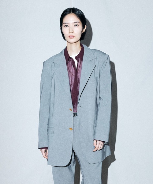 FACTOTUM（ファクトタム）の「【FACTOTUM】Tropical 2B Jacket（テーラードジャケット・メンズ・グレー/ネイビー・46/48）」の2枚目の写真