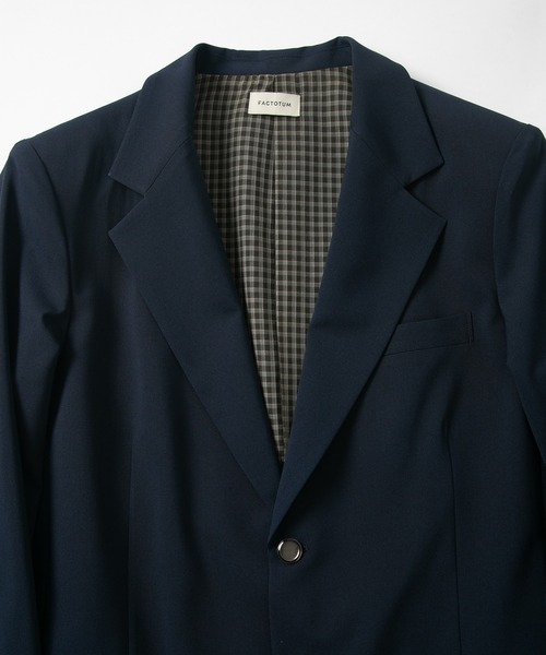 FACTOTUM（ファクトタム）の「【FACTOTUM】Tropical 2B Jacket（テーラードジャケット・メンズ・グレー/ネイビー・46/48）」の15枚目の写真