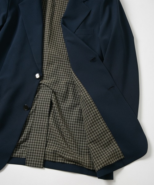FACTOTUM（ファクトタム）の「【FACTOTUM】Tropical 2B Jacket（テーラードジャケット・メンズ・グレー/ネイビー・46/48）」の21枚目の写真