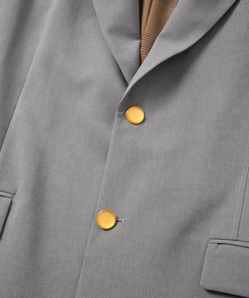 FACTOTUM（ファクトタム）の「【FACTOTUM】Tropical 2B Jacket（テーラードジャケット・メンズ・グレー/ネイビー・46/48）」の16枚目の写真