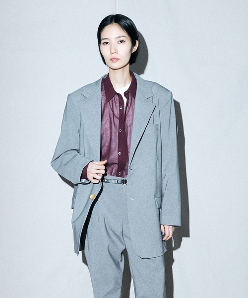FACTOTUM（ファクトタム）の「【FACTOTUM】Tropical 2B Jacket（テーラードジャケット・メンズ・グレー/ネイビー・46/48）」の9枚目の写真