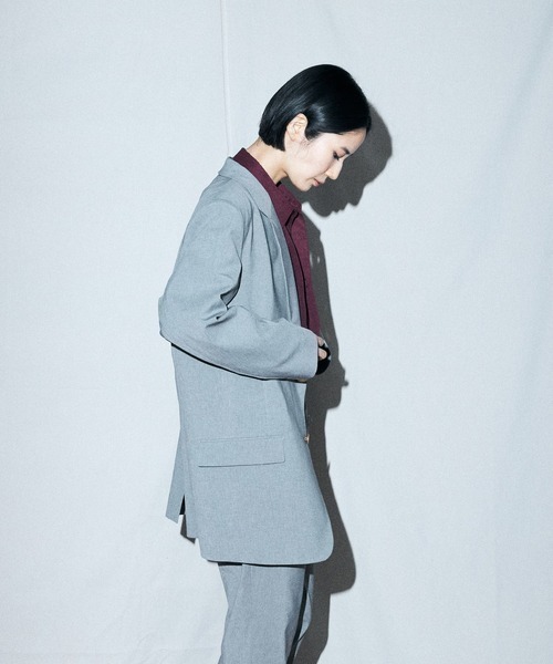 FACTOTUM（ファクトタム）の「【FACTOTUM】Tropical 2B Jacket（テーラードジャケット・メンズ・グレー/ネイビー・46/48）」の10枚目の写真