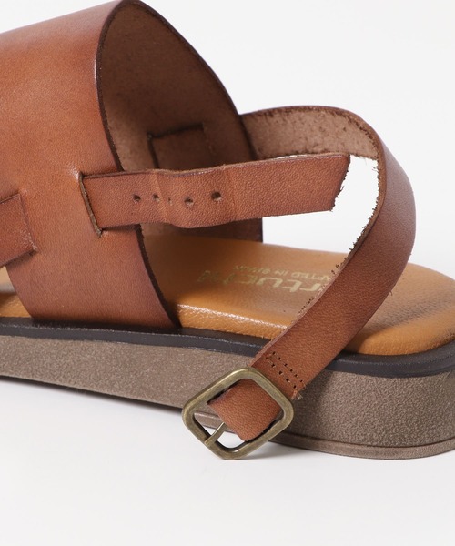 URBAN RESEARCH DOORS（アーバンリサーチドアーズ）の「bertuchi　レザーストラップサンダル（サンダル・レディース・ブラック/ブラウン・36/37/38）」の10枚目の写真