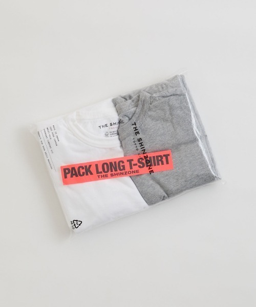THE SHINZONE PACK LONG SLEEVE TEE(2枚セット) THE SHINZONE/シンゾーン パックロングスリーブTEE（2枚組セット