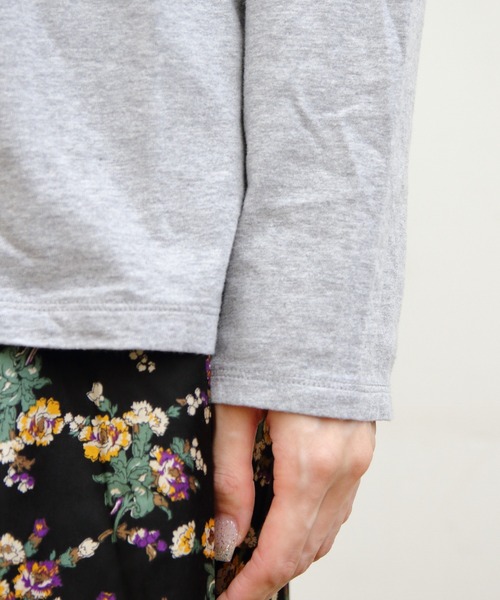 SHINZONE シンゾーン PACK LONG SLEEVE TEE GRAY THE SHINZONE tシャツ SHINZONE/シンゾーン パックロング