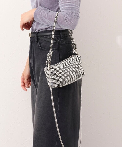 NOLLEY’S（ノーリーズ）の「【VELETTO/ヴェレット】メタルボックスバッグ（クラッチバッグ・レディース・シルバー・FREE）」の5枚目の写真