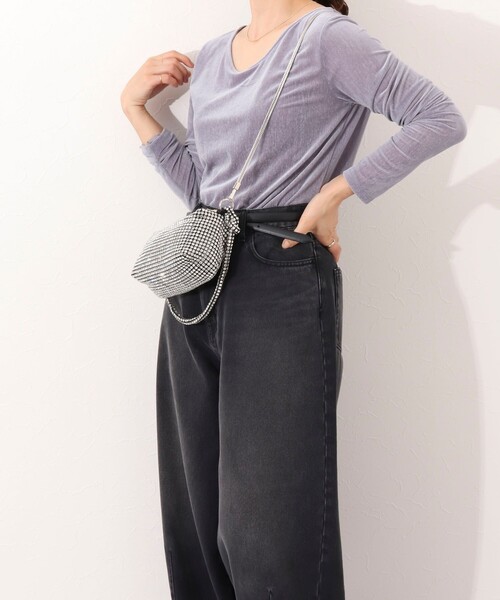 NOLLEY’S（ノーリーズ）の「【VELETTO/ヴェレット】メタルボックスバッグ（クラッチバッグ・レディース・シルバー・FREE）」の6枚目の写真