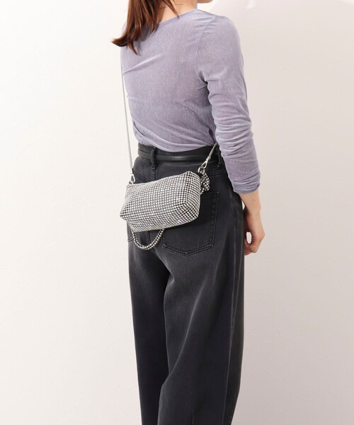 NOLLEY’S（ノーリーズ）の「【VELETTO/ヴェレット】メタルボックスバッグ（クラッチバッグ・レディース・シルバー・FREE）」の7枚目の写真