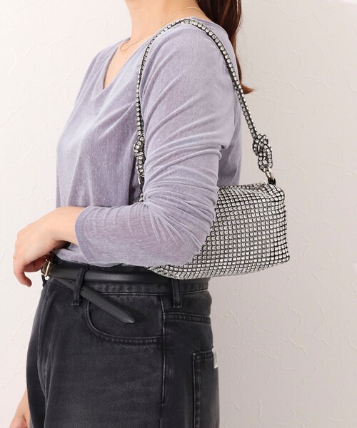 NOLLEY’S（ノーリーズ）の「【VELETTO/ヴェレット】メタルボックスバッグ（クラッチバッグ・レディース・シルバー・FREE）」の8枚目の写真