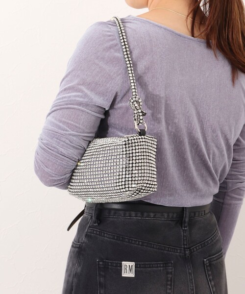 NOLLEY’S（ノーリーズ）の「【VELETTO/ヴェレット】メタルボックスバッグ（クラッチバッグ・レディース・シルバー・FREE）」の9枚目の写真