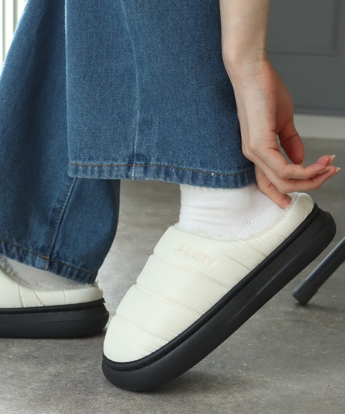 GERRY（ジェリー）の「【GERRY/ジェリー】ファーライニング×軽量×高反発 クロッグ サボサンダル　Women（スリッポン・レディース・ブラック/オレンジ/オートミール/ブラウン/ベージュ・LL/M/L）」の4枚目の写真