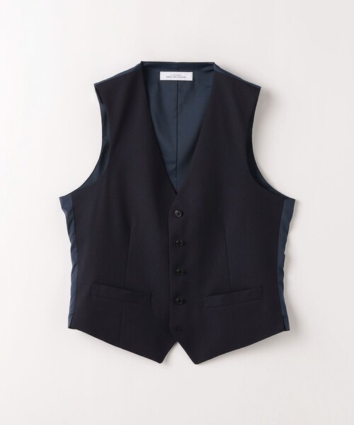 green label relaxing(グリーンレーベルリラクシング)の「A+ TWPU サージ スリム 5B ベスト -ウォッシャブル-(スーツベスト・メンズ・ダークブラウン/ネイビー/ブラック/ロイヤルブルー・XS/S/M/L/XL/XXL)」の9枚目の写真