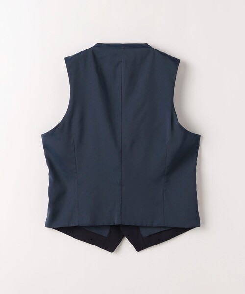 green label relaxing(グリーンレーベルリラクシング)の「A+ TWPU サージ スリム 5B ベスト -ウォッシャブル-(スーツベスト・メンズ・ダークブラウン/ネイビー/ブラック/ロイヤルブルー・XS/S/M/L/XL/XXL)」の10枚目の写真
