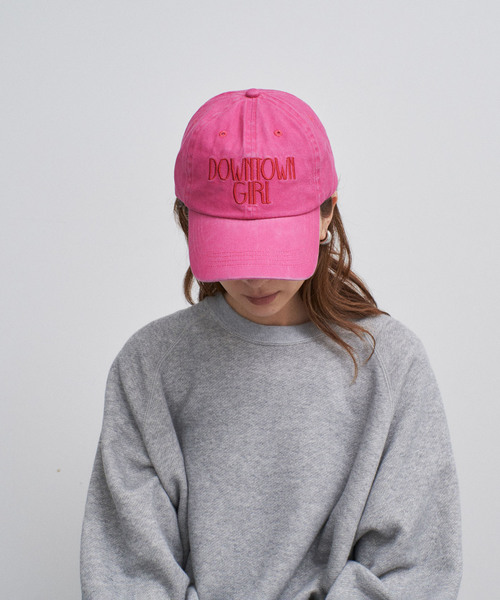 OUTDOOR PRODUCTS(アウトドアプロダクツ)の「NEW COLOR DOWNTOWN GIRL CAP(キャップ・レディース・ブラック系その他/ピンク・FREE)」の10枚目の写真
