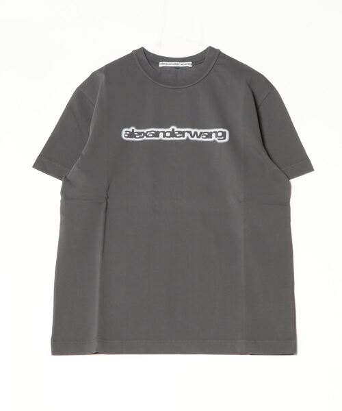 alexanderwang(アレキサンダーワン)の「SHORT SLEEVE TEE WITH HALO GLOW GRAPHIC(Tシャツ/カットソー・レディース・ブラック・S)」の7枚目の写真