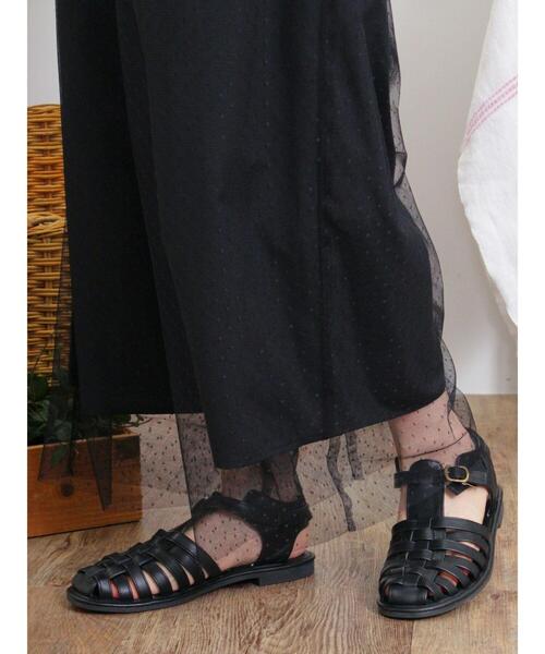 Samansa Mos2(サマンサ モスモス)の「チュールドッキングパンツ(その他パンツ・レディース・ブラック/キナリ/グレー・F)」の2枚目の写真