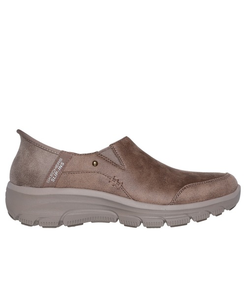 SKECHERS(スケッチャーズ)の「スケッチャーズ ハンズフリースリップインズ イージーゴーイング ドライブオン(スリッポン・レディース・ダークブラウン/ブラック・22.5cm/23cm/23.5cm/24cm/24.5cm/25cm)」の4枚目の写真