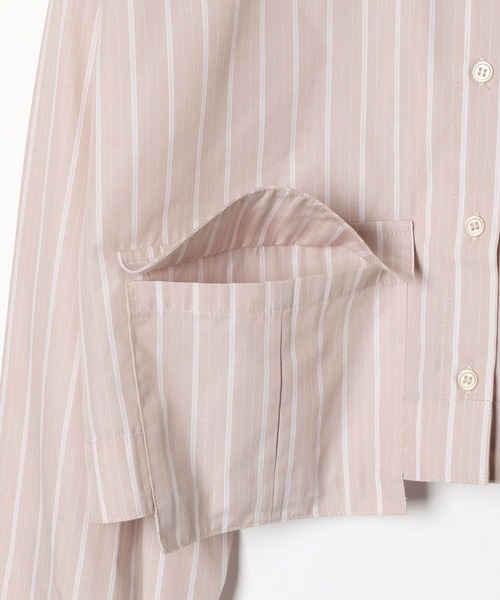 Heather（ヘザー）の「Wポケットシャツ　143714（シャツ/ブラウス・レディース・ブルー系その他/オフホワイト/ベージュ系その他・FREE）」の7枚目の写真