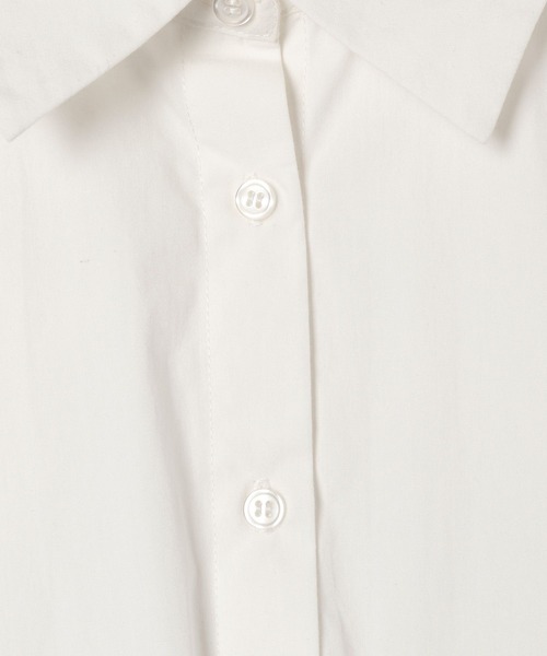 Heather（ヘザー）の「Wポケットシャツ　143714（シャツ/ブラウス・レディース・ブルー系その他/オフホワイト/ベージュ系その他・FREE）」の4枚目の写真