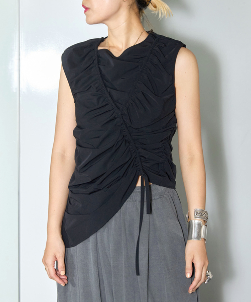 CITYSHOP（シティーショップ）の「RANDOM GATHER ブラウス（シャツ 