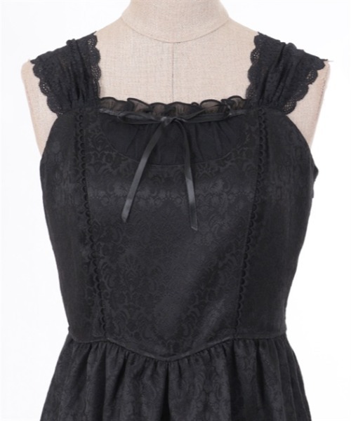 axes femme POETIQUE（アクシーズファムポエティック）の「オディールビスチェミニワンピース（ワンピース・レディース・ブラック/グレー/ブルー・MEDIUM）」の9枚目の写真