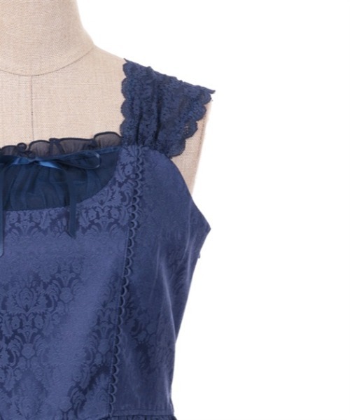 axes femme POETIQUE（アクシーズファムポエティック）の「オディールビスチェミニワンピース（ワンピース・レディース・ブラック/グレー/ブルー・MEDIUM）」の16枚目の写真