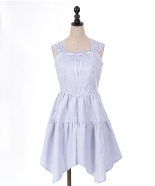 axes femme POETIQUE（アクシーズファムポエティック）の「オディールビスチェミニワンピース（ワンピース・レディース・ブラック/グレー/ブルー・MEDIUM）」の18枚目の写真