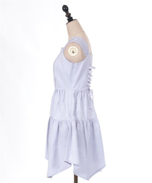 axes femme POETIQUE（アクシーズファムポエティック）の「オディールビスチェミニワンピース（ワンピース・レディース・ブラック/グレー/ブルー・MEDIUM）」の19枚目の写真