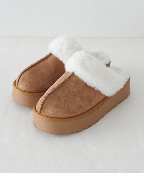 DISCOAT（ディスコート）の「【秋冬の足元はコレで決まり♪】フェイクムートンサボ《WEB限定カラーあり》（ブーツ・レディース・グレー/キャメル/ブラック・LARGE/MEDIUM）」の16枚目の写真