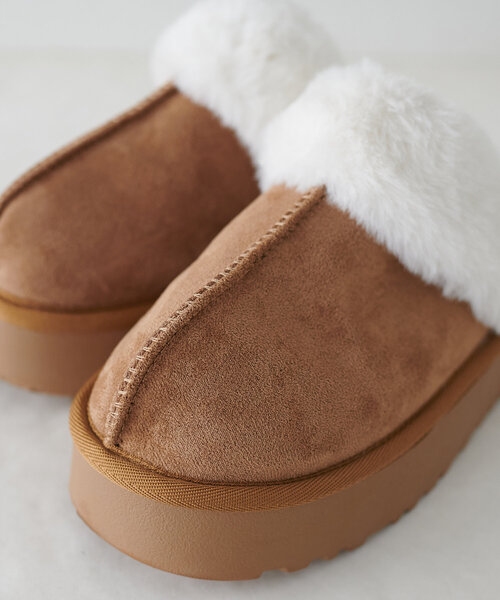 DISCOAT（ディスコート）の「【秋冬の足元はコレで決まり♪】フェイクムートンサボ《WEB限定カラーあり》（ブーツ・レディース・グレー/キャメル/ブラック・LARGE/MEDIUM）」の15枚目の写真