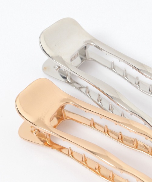 FOREVER 21（フォーエバー トゥエンティーワン）の「メタルヘアクリップ（バレッタ/ヘアクリップ・レディース・シルバー/ゴールド・FREE）」の7枚目の写真