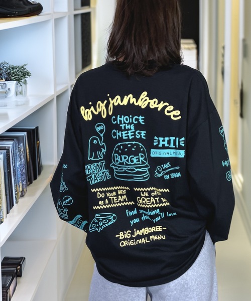 値下げ！【超希少】未使用品　ガンバ大阪　レトロジャンパー&ロングTシャツ 古着 GOOD SPORTS ドクロ柄 スカル柄 ファイヤーパターン ロング