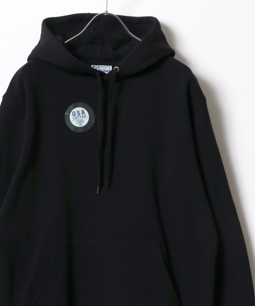 DISCUS（ディスカス）の「2025AW DISCUS/ディスカス USAコットン 裏毛 スウェット プルオーバーパーカー フーディー レディース メンズ（パーカー・メンズ・グレー/ブラック/サックスブルー/オートミール/ベージュ/レッド/ネイビー・M/L/XL）」の2枚目の写真