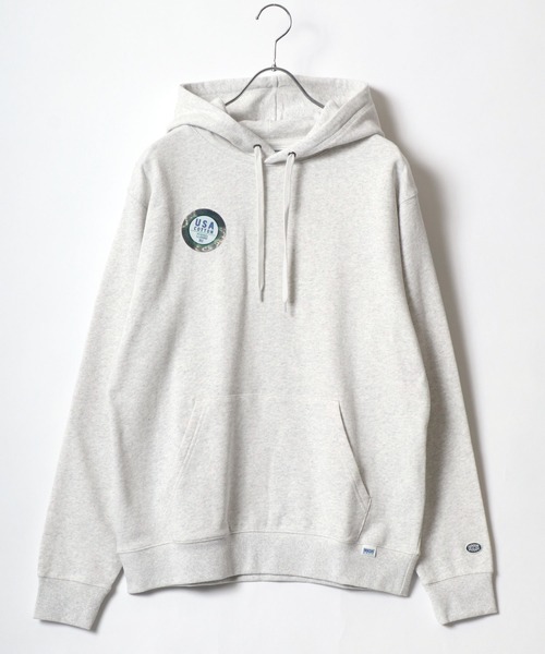 DISCUS（ディスカス）の「2025AW DISCUS/ディスカス USAコットン 裏毛 スウェット プルオーバーパーカー フーディー レディース メンズ（パーカー・メンズ・グレー/ブラック/サックスブルー/オートミール/ベージュ/レッド/ネイビー・M/L/XL）」の8枚目の写真