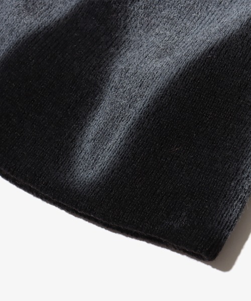 atmos pink(アトモスピンク)の「atmos pink Diamond Pattern Beanie / アトモス ピンク ダイヤモンド パターン ビーニー(ニットキャップ/ビーニー・レディース・ブラック/アイボリー・FREE)」の6枚目の写真