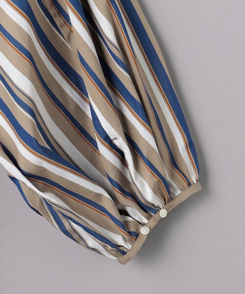 TICCA（ティッカ）の「【別注】＜TICCA＞ストライプ シャツワンピース（シャツワンピース・レディース・ベージュ/ダークグレー・FREE）」の13枚目の写真