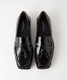 green label relaxing | スクエアタッセル フラットローファー / フラットシューズ -撥水-(ローファー)