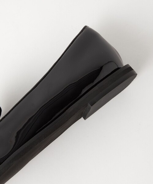 green label relaxing（グリーンレーベルリラクシング）の「スクエアタッセル フラットローファー / フラットシューズ -撥水-（ローファー・レディース・ダークブラウン/その他1/ブラック・23.5cm/23cm/24.5cm/24cm/25cm/22.5cm）」の22枚目の写真