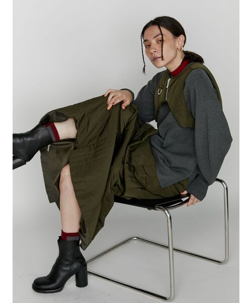 UN3D.(アンスリード)の「W TURTLE KNIT TOP / ダブルタートルニットトップ(ニット/セーター・レディース・グレー/ブラック/ブラウン・36/38)」の15枚目の写真