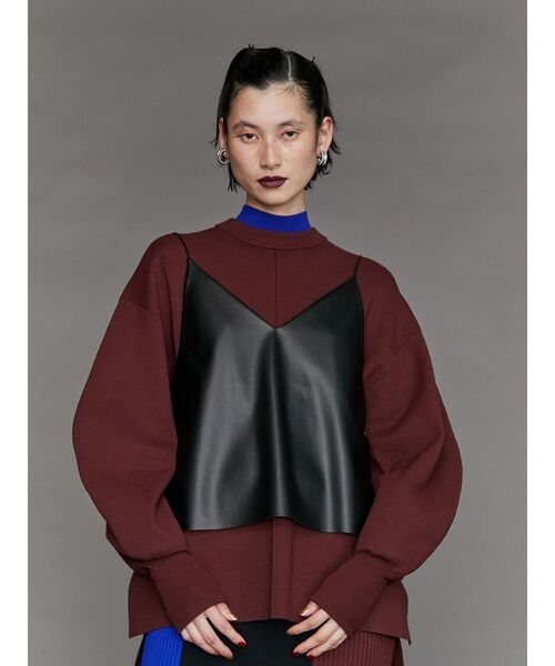 UN3D.（アンスリード）の「W TURTLE KNIT TOP / ダブルタートル