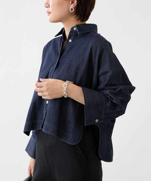 デニムフォルムシャツ（シャツ/ブラウス）｜VERMEIL par iena